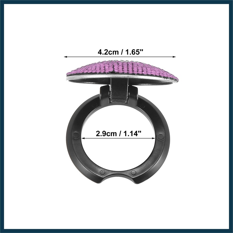 TUCKBOLD Crown Pattern Bling Car Start Stop Engine Button Cover