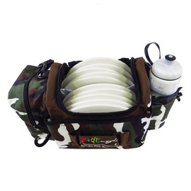 Mint Discs Fade Gear Crunch Box Disc Golf Bag | Starter Bag with 12+ Disc Capacity | Includes Fade Gear WeatherGuard Harness, CAMO
