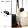 12 Pack Cabinet Magnets Magnetic Door Catch for Kitchen Bathroom