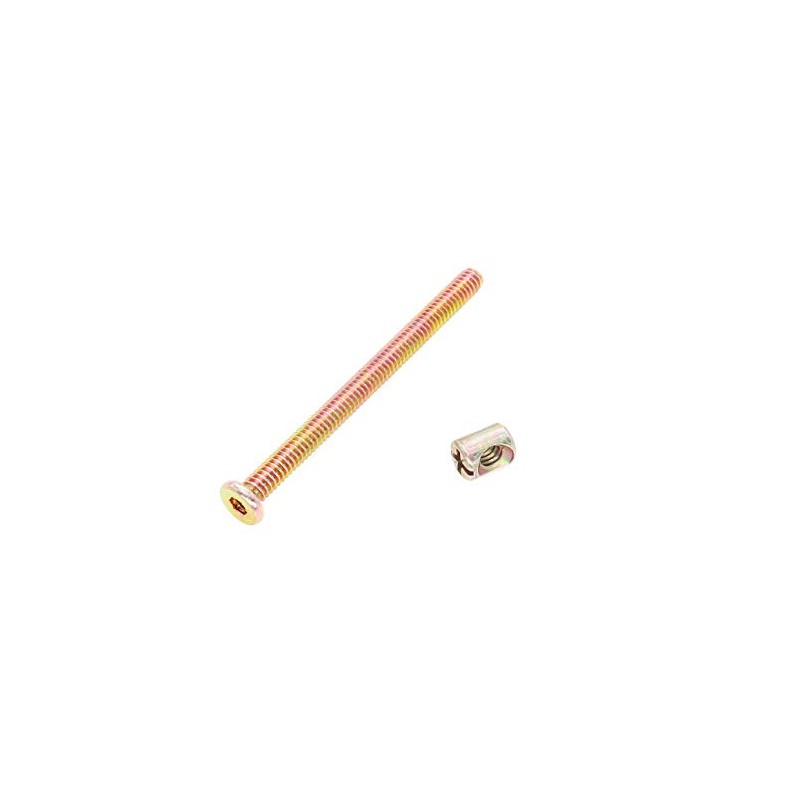 binifiMux 15-Pack Imperial 1/4-20" Hex Socket Cap Crib Screws Barrel