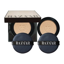 Harper's Bazaar The Black Collection Radiance Cushion No. 23 Original + Refill, 15g / 하퍼스바자 더 블랙 컬렉션 래디언스 쿠션 23호 본품+리필, 15g