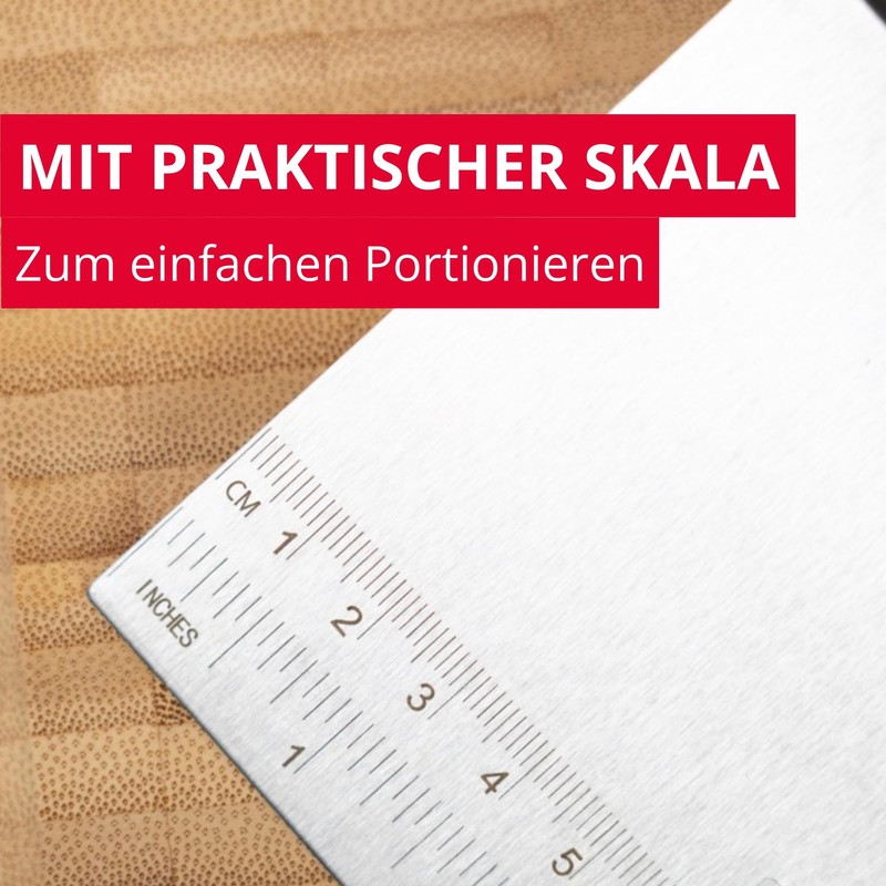 Westmark Dough Card with Scale - High Quality Dough Spatula