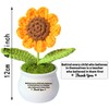 TTOVEN Teacher Gifts,Teacher Appreciation Gifts,Positive Sunflower Doll Crochet,Birthday,Christmas,Graduation Presents
