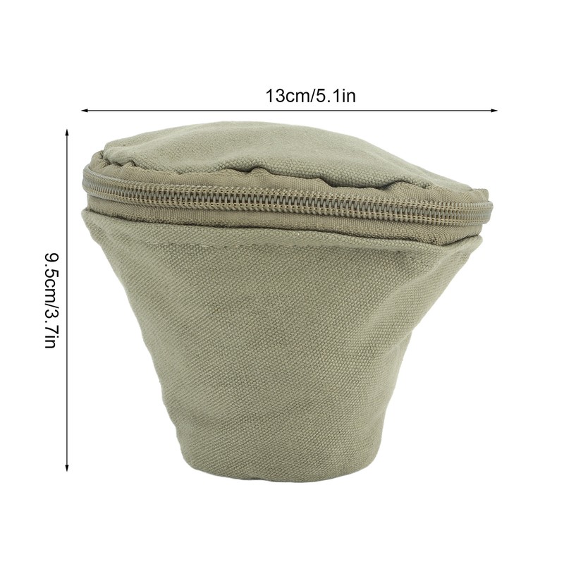 Coffee Filter Storage Bag Reusable Waterproof Canvas Portable Coffee Cone