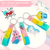 28 Pop Fidget Toy with Cartoon Keyring Party Bag Children's
