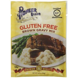 Pioneer Brand Gluten Free Premium Brown Gravy (Pack of 2) 1.61 oz Packets