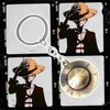 DYMSUP Luffy Straw Hat Keychain, One Piece Straw Hat Key