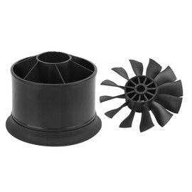 Ducted Fan 50mm,Ducted Fan with RC Brushless Motor RC Ducted Fan for 3300/4000/4600/5000KV Motor for Most RC Plane(Positive oar)