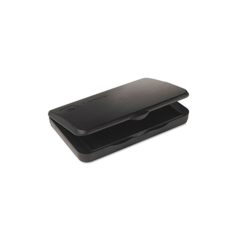 Pre-Inked Foam Stamp Pad, 4.25" x 2.75", Black