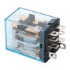 10Pcs Coil Power Relay Small Intermediate Electromagnetic 8 Pin 2