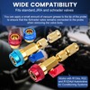 DikTalk AC Schrader Valve Core Removal Tool,60pcs Air Condition Schrader