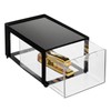 mDesign Plastic Desk Organizer and Storage Bin w/Pull Out Drawer