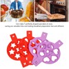 4pcs Pancake Mold 7 Hole Silicone Eggs Making Mold Nonstick