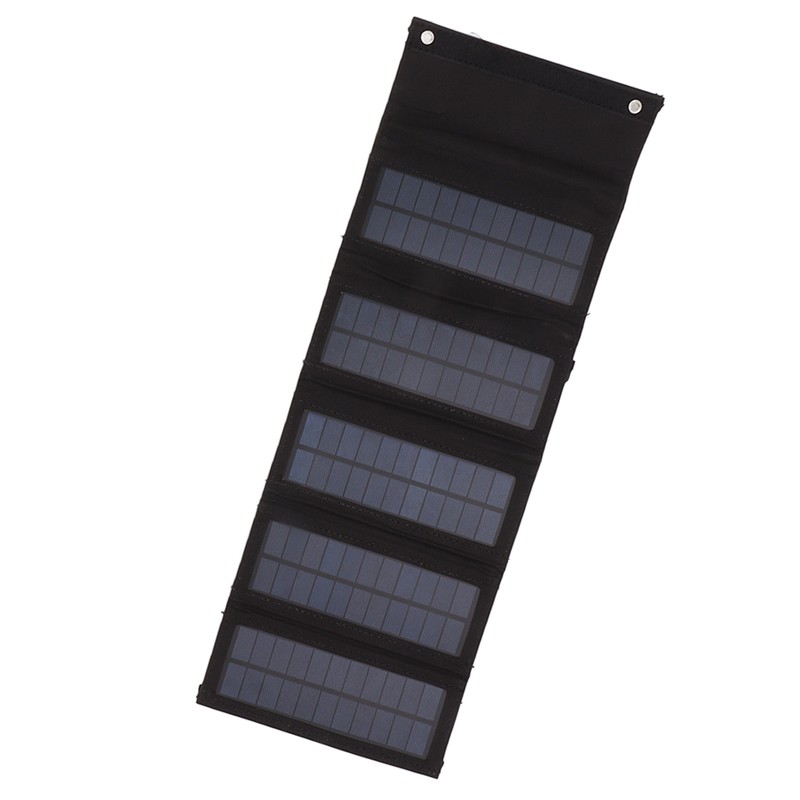 50W Portable Solar Panel Bag Monocrystalline Silicon 5 Folding Solar