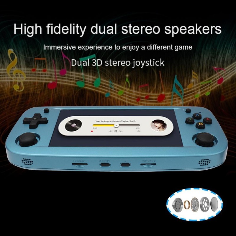 RG503 Handheld Game Console 64G/128G TF Card Support Wifi Function