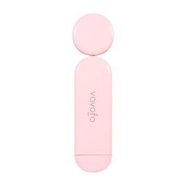 VAVOFO USB Rechargeable Book Light, Blue Lighting Blocking, Amber Light Clip On Bookmark Shaped 6 LEDs Reading Light, Eye Care for Bookworms Reading in Bed with 9 Lighting Modes (Light Pink)
