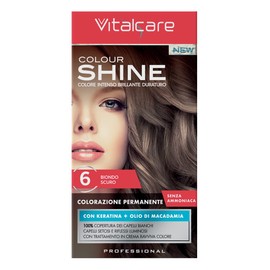 Vitalcare Colour Shine is the colour without ammonia, enriched with keratin colour 6 dark blonde