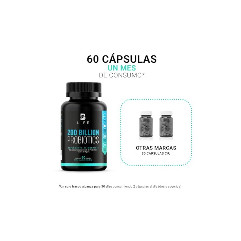 Life 200 Billones Probióticos Cepas Drcaps