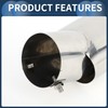 INFINAUTO Land Rover Curved Slant Exhaust for Range Rover 02-10