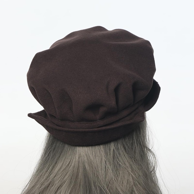 Medieval Costume Accessory Hat Renaissance Tudor Flat Caps Cosplay Party