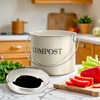 Plexon Countertop Compost Bin Kitchen, Kitchen Compost Bin 1.3 Gallon,