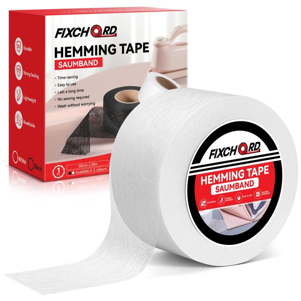 FIXCHORD Hemming Tape, Wonder Web Hemming Tape, No Sewing Iron