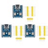 3 x RP2040-Zero, compact microcontroller development board, based on the