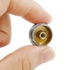Bonsicoky Silver Flute Head Crown End Cap, Headjoint Screw Cap