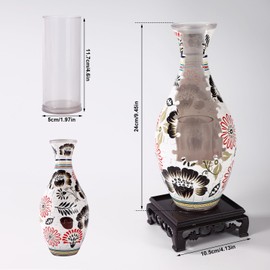 3D Puzzle Flower Vase, Plastic Flower Vase Puzzles for Home Decoration & Flowers Arrangements Special Puzzles Vases Gifts for Puzzle Lovers