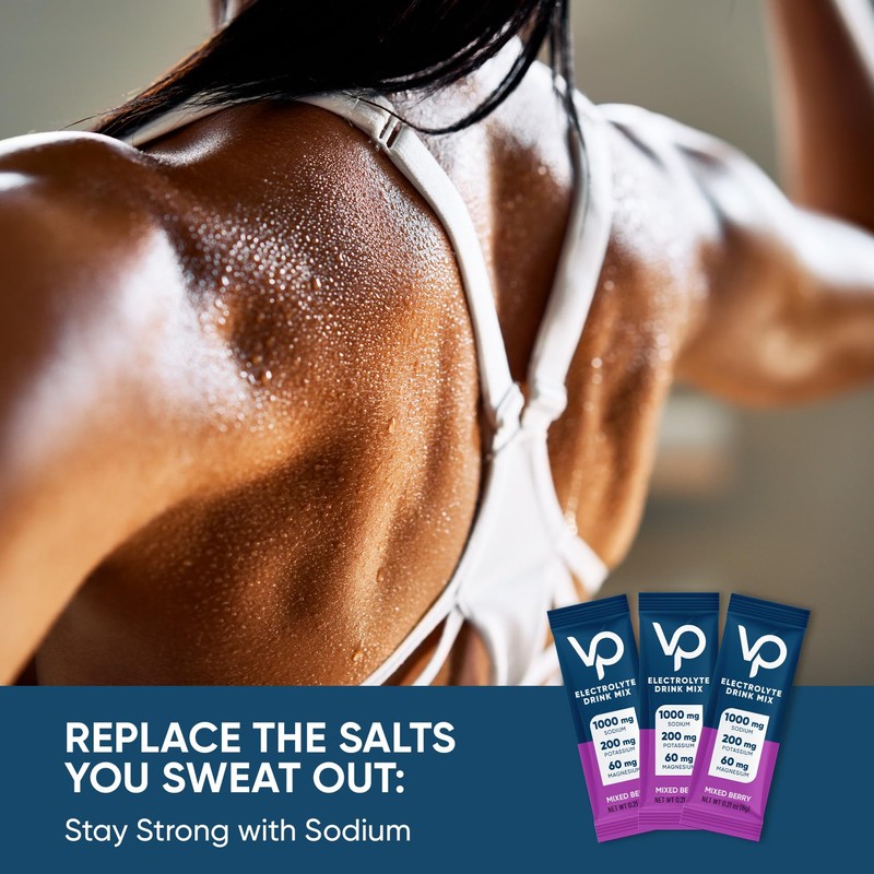 Venture Pal High Sodium Sugar-Free Electrolyte Powder Packets - Hydration