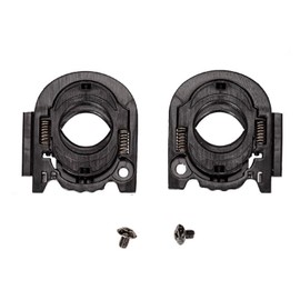 Ronyme 2 Pieces Helmet Base Easy Installation Left and Right High Performance Sturdy Replace for Mt-v-28B Visor Len Base