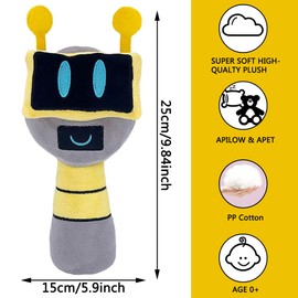 PLNVNVP SPR-unki Plush Toy Horror Plushies In-Credi Box Stuffed Toy Plush Toy Horror Music Game Plush Doll Fun Bot Horror Game Character Dolls for Fans (20 cm)