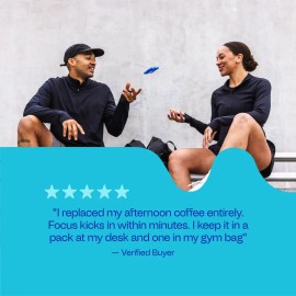 Sugar-Free Energy & Focus Gum/Mints – Caffeine with L-Theanine, Vitamin B12 & B6, Wintergreen Flavor