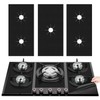 3-Piece Set of Gas Stove Guards, Easy-Clean and Reusable Stove