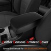 LEXLEY Center Console Pad Armrest Box Cover Waterproof Anti-Scratch Leather