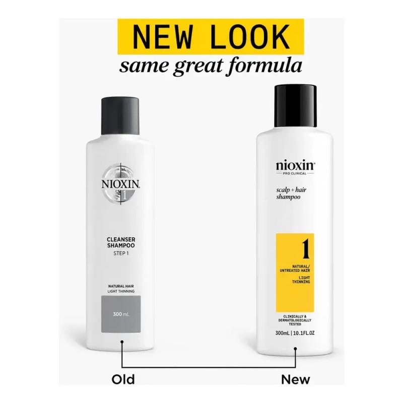Nioxin Shampoo Cleanser Sist 1 300ml Anticaida Y Crecimiento