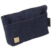 千糸繍院 Brocade zipper pouch, lined with lining and front pocket