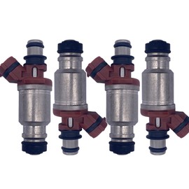 Amrxuts 4 inyectores de combustible FJ388 para Toyo-ta 1993-1997 Corolla Geo Prizm 1994-1997 Toyo-ta Celica 1.8L L4 23209-16160 23250-16160 4pcs