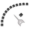12-Pack RJ45 Port Lock with 1 Key, Security Network Port