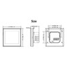 Roarrter Tuya Wifi Thermostat LCD Digital Touch Temperature Control for