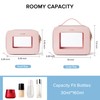 Mroede Clear Makeup Bag Set 2 Pcs Travel Cosmetic Bag