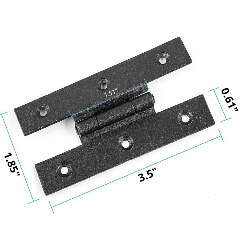 Renovators Supply Manufacturing Colonial Black Wrought Iron 3.5 In. Offset