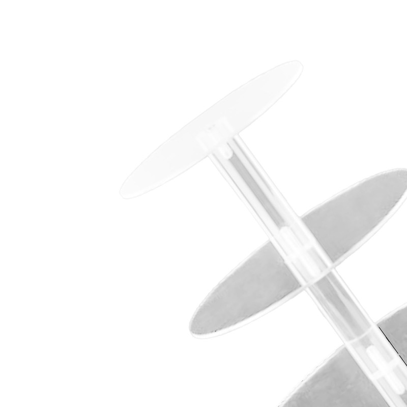 Cupcake Stand Multi Round Tiers Transparent Acrylic High Stability Cupcake