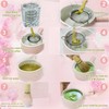 Matcha whisk set, Matcha bowl with handle, 8-piece matcha set,