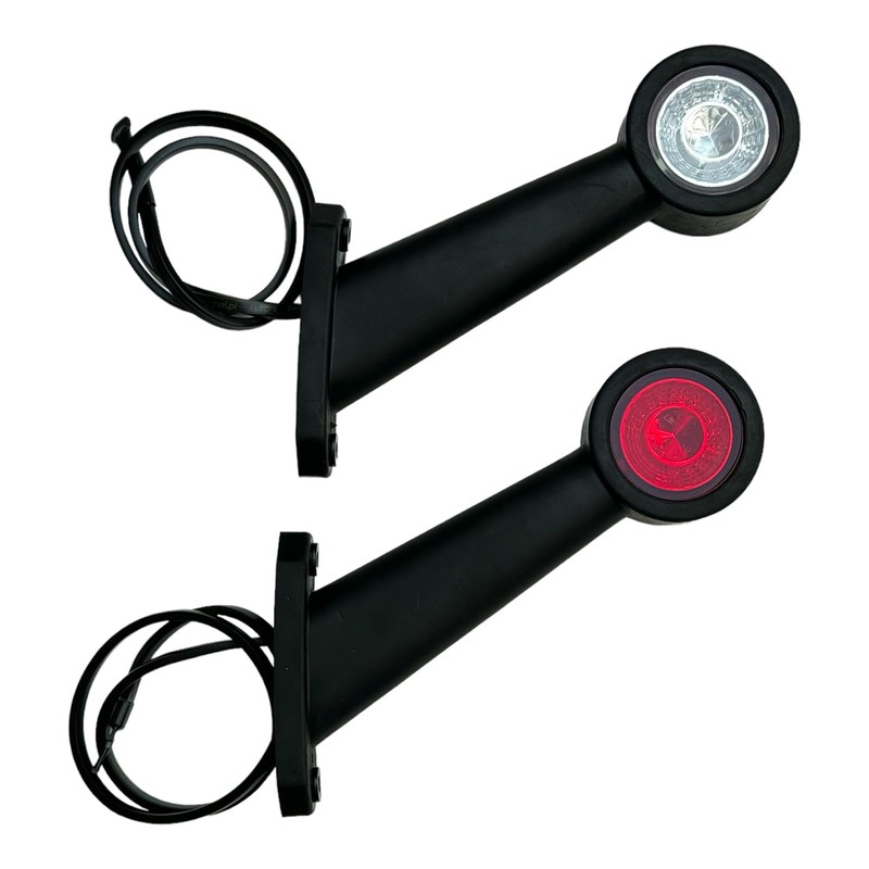 MelTruck® 2 x LED Marker Light Marker Light E9 Flat