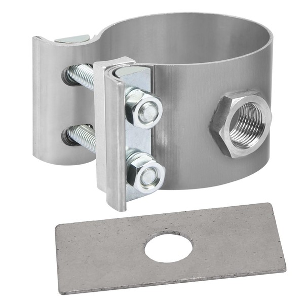 Car Oxygen O2 Sensor Adapter for 2-1/4"-2-1/2" Clamp-On Wideband Oxygen