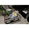 Creative Co-Op Oval Galvanized Metal Tray with Handles