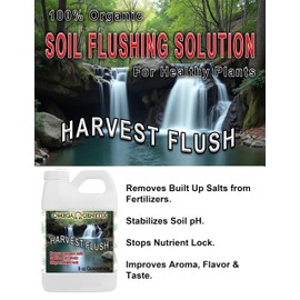 Omega Genetix Harvest Flush | Soil Flush | Clears Fertilizer Build Up | Highly Concentrated Formula