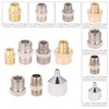 Chiloskit 7pcs Airbrush Hose Adaptor Connector Fitting Set For Compressor