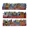 LILAJ Set of 6 London 3D Fridge Magnet Bus &